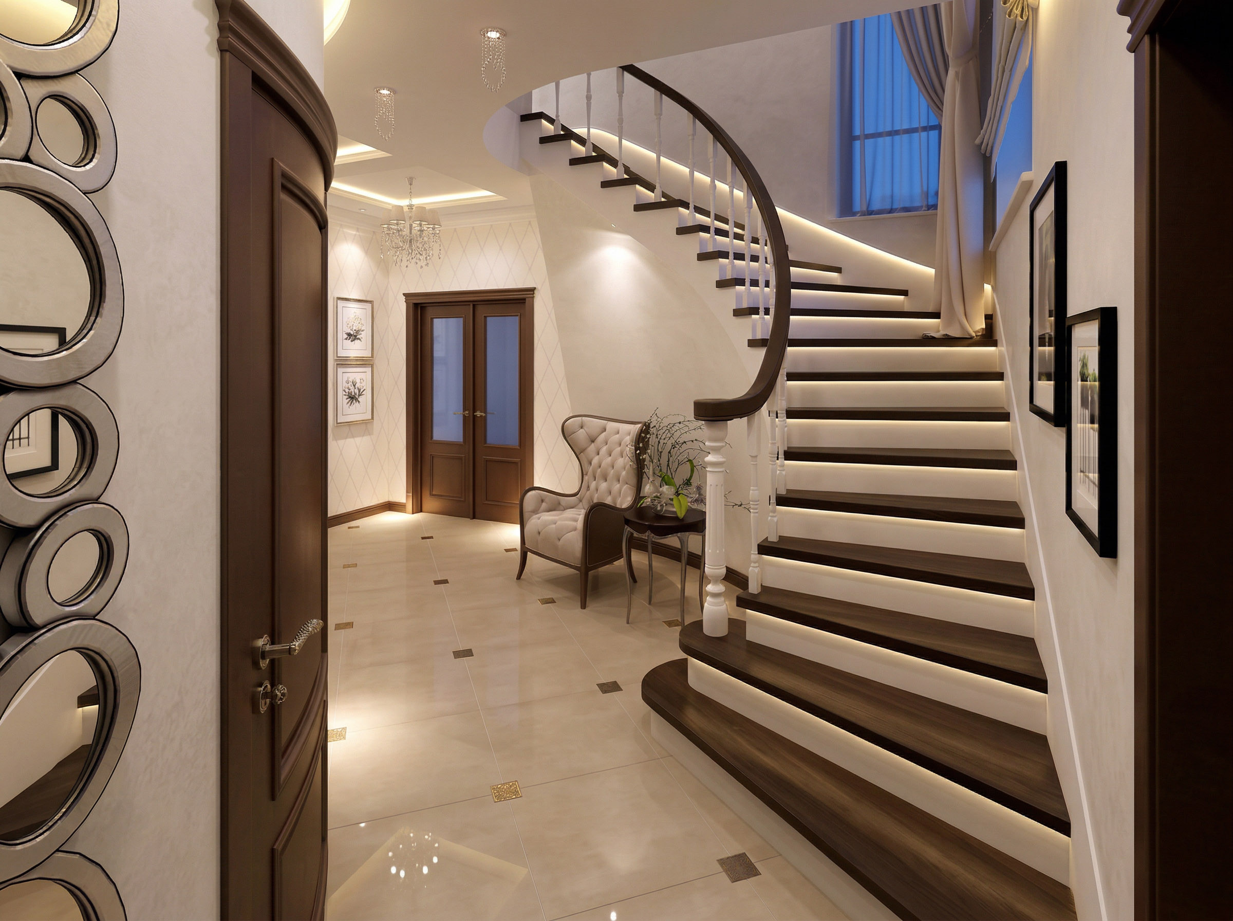 Лестницы из массива MARUS